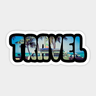 Travel Adventure Hippie Summertime Inspirational Tee Sticker